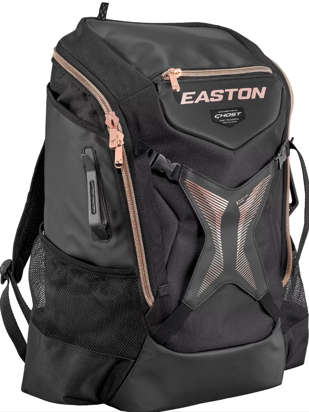 Easton Ghost Softball Bat Bag Black w/Rose Gold Accents